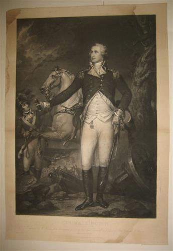 (WASHINGTON, GEORGE--PRINTS.) Group of 4 portrait engravings of Washington.